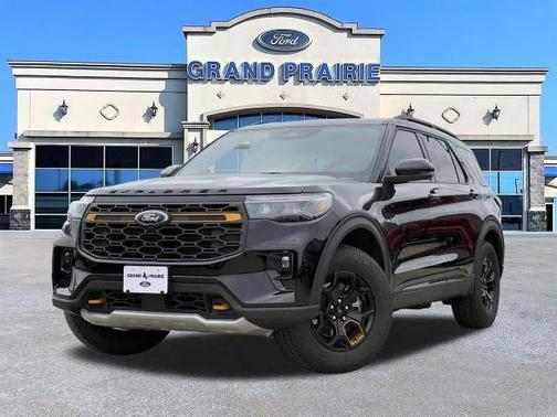 Agate Black Metallic 2026 Ford Explorer Tremor