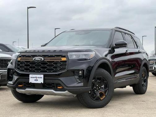 Agate Black Metallic 2026 Ford Explorer Tremor