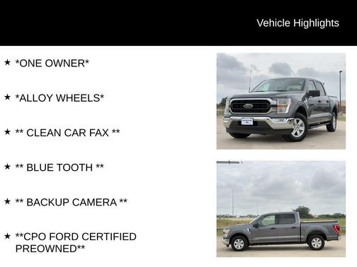 Gray Metallic 2022 Ford F-150 XLT