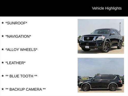 2017 Nissan Armada Platinum