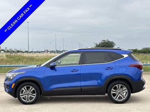 Neptune Blue 2021 Kia Seltos S
