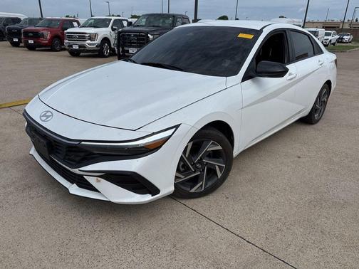 Serenity White 2025 Hyundai ELANTRA Sport