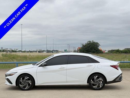 Serenity White 2025 Hyundai ELANTRA Sport