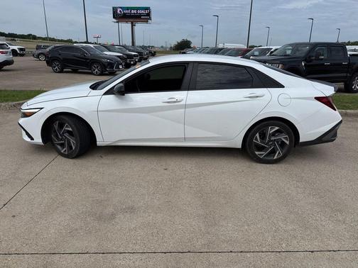 Serenity White 2025 Hyundai ELANTRA Sport