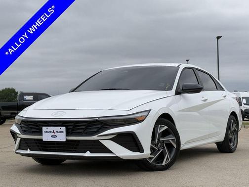 Serenity White 2025 Hyundai ELANTRA Sport