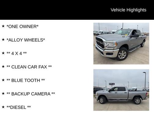 2024 RAM 2500 Big Horn Crew Cab 4x4 6'4' Box