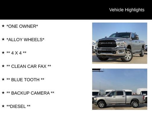 2024 RAM 2500 Big Horn Crew Cab 4x4 6'4' Box