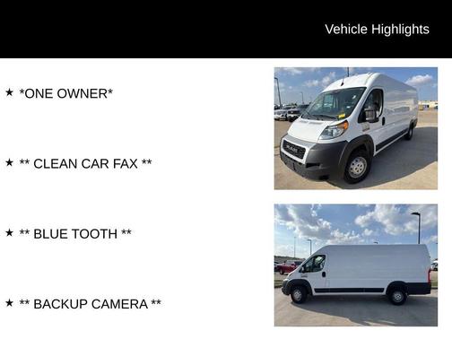 2022 RAM ProMaster 3500 High Roof