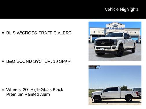Star White Metallic Tri-Coat 2022 Ford F-250 Lariat