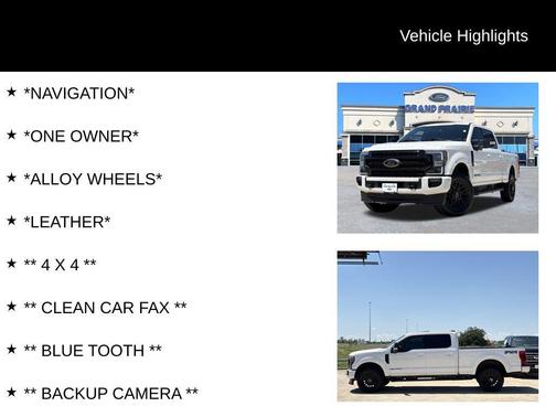 Star White Metallic Tri-Coat 2022 Ford F-250 Lariat