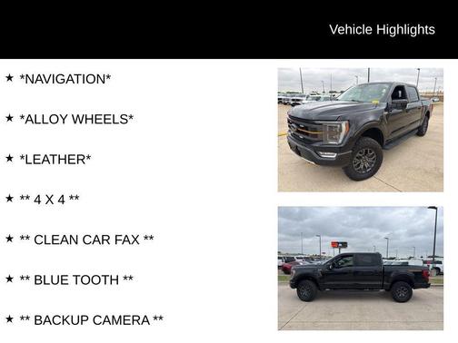 Agate Black Metallic 2023 Ford F-150 Tremor