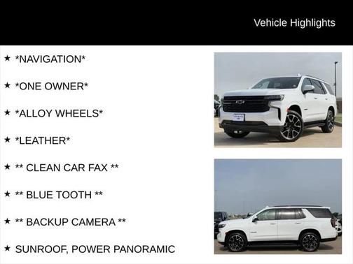2024 Chevrolet Tahoe 4WD RST