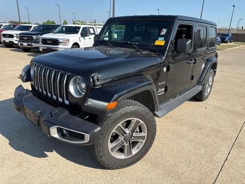 Black 2018 Jeep Wrangler Unlimited Sahara