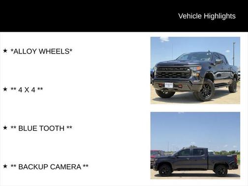 2024 Chevrolet Silverado 1500 Custom Trail Boss
