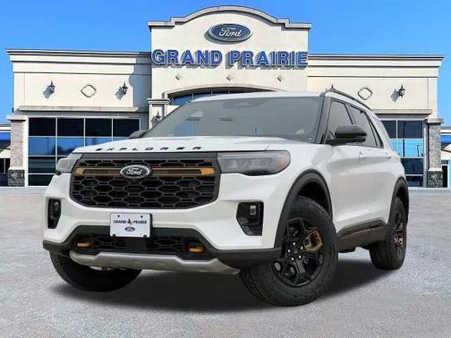 Star White Metallic Tri-Coat 2026 Ford Explorer Tremor