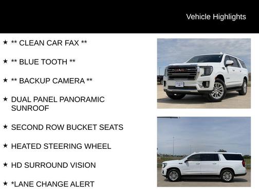 Summit White 2024 GMC Yukon XL SLT