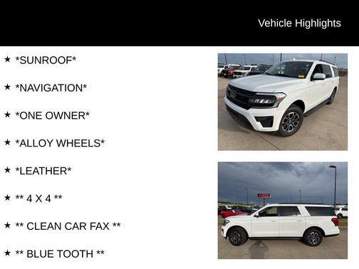 Oxford White 2024 Ford Expedition Max XLT