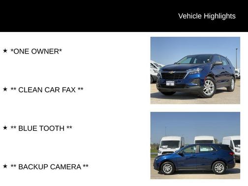 Blue Glow Metallic 2022 Chevrolet Equinox LS
