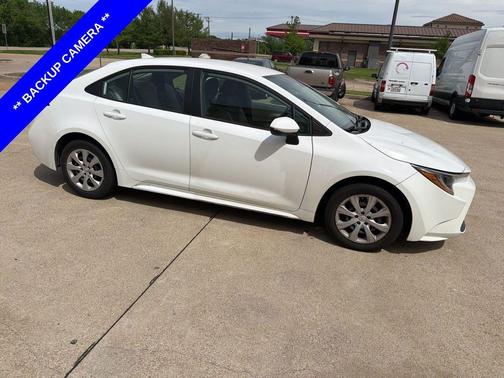 White 2022 Toyota Corolla LE