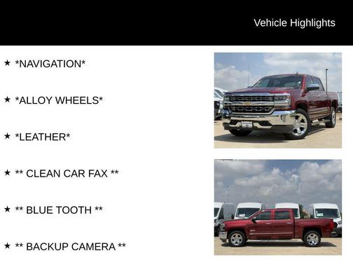 Siren Red Tintcoat 2016 Chevrolet Silverado 1500 LTZ