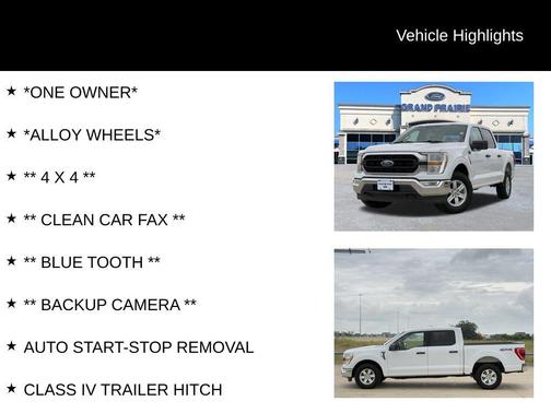Oxford White 2022 Ford F-150 XLT