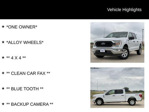 Oxford White 2022 Ford F-150 XLT