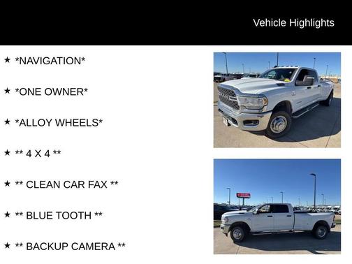 2024 RAM 3500 Big Horn Crew Cab 4x4 8' Box