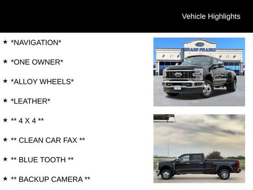 Agate Black Metallic 2023 Ford F-350 Lariat