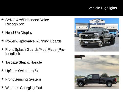 Agate Black Metallic 2023 Ford F-350 Lariat