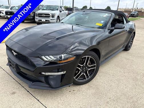 Shadow Black 2021 Ford Mustang EcoBoost Premium
