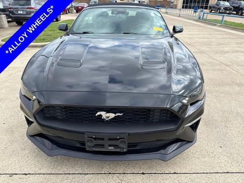 Shadow Black 2021 Ford Mustang EcoBoost Premium