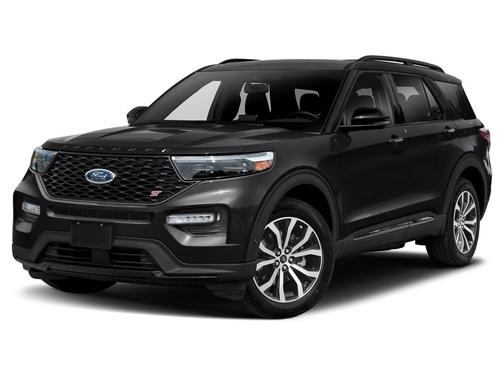Agate Black Metallic 2021 Ford Explorer ST
