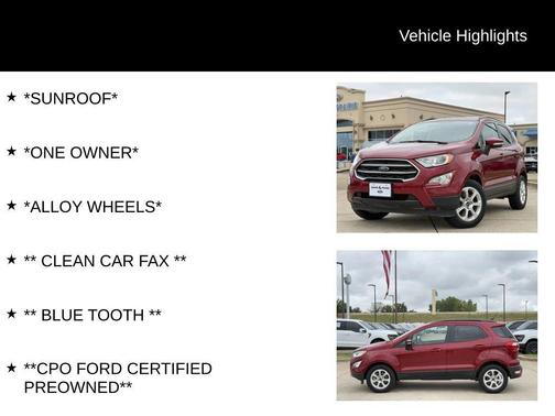 2021 Ford EcoSport SE