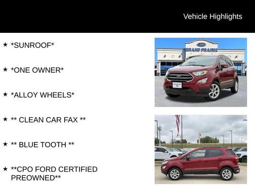 2021 Ford EcoSport SE