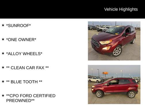 2021 Ford EcoSport SE
