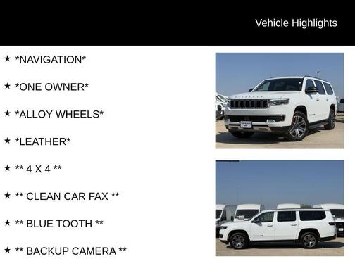 Bright White 2024 Jeep Wagoneer L Series II 4x4