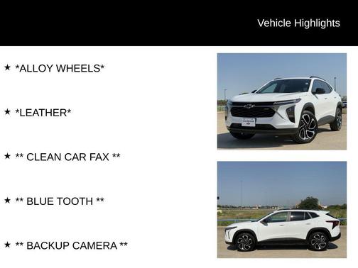 Summit White 2025 Chevrolet Trax FWD 2RS