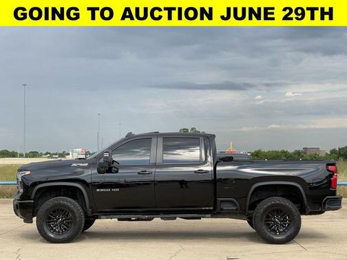 Black 2024 Chevrolet Silverado 2500 4WD Crew Cab Standard Bed ZR2