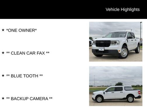 Oxford White 2022 Ford Maverick XL