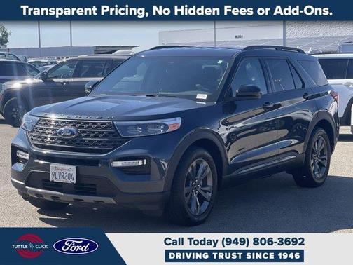 Stone Blue 2023 Ford Explorer XLT