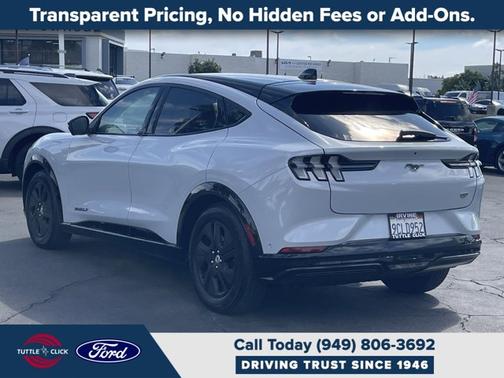 SPACE WHITE METALLIC 2022 Ford Mustang Mach-E CALIFORNIA ROUTE 1