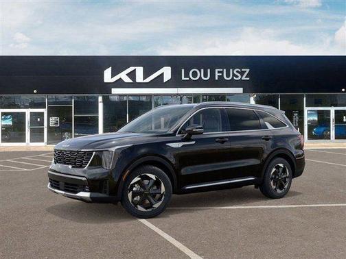 Aurora Black Pearl 2026 Kia Sorento Hybrid EX