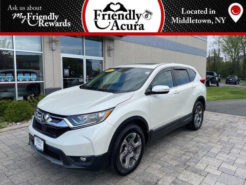 White Diamond Pearl 2017 Honda CR-V EX-L