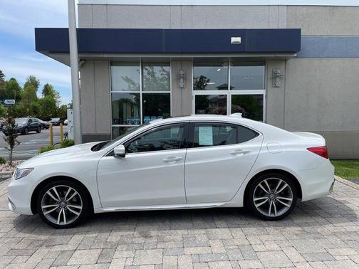 Platinum White Pearl 2019 Acura TLX V6 w/Technology Package