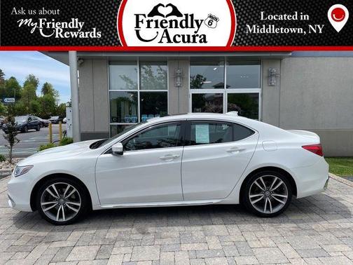 Platinum White Pearl 2019 Acura TLX V6 w/Technology Package