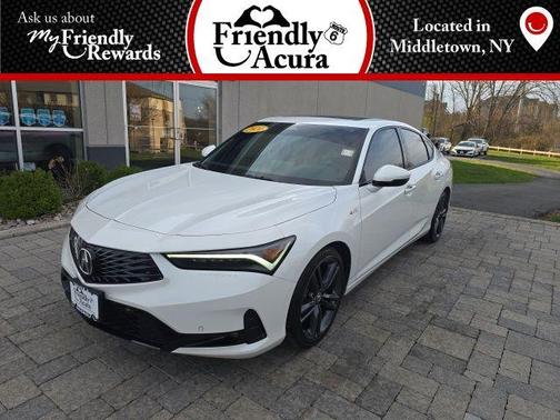 Platinum White Pearl 2024 Acura Integra A-Spec Technology