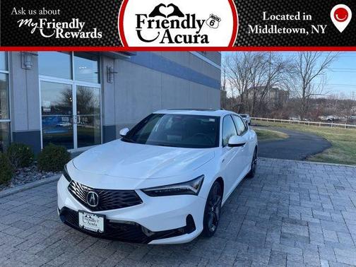 Platinum White Pearl 2024 Acura Integra A-Spec