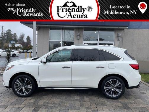 White Diamond Pearl 2019 Acura MDX 3.5L w/Technology Package