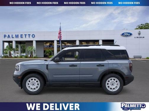 AZURE GRAY METALLIC TRI-COA 2025 Ford Bronco Sport HERITAGE