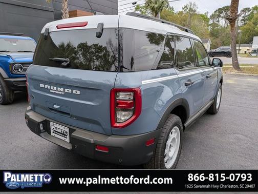 AZURE GRAY METALLIC TRI-COA 2025 Ford Bronco Sport HERITAGE